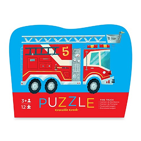 Puzzle Camion de pompier 12 pièces